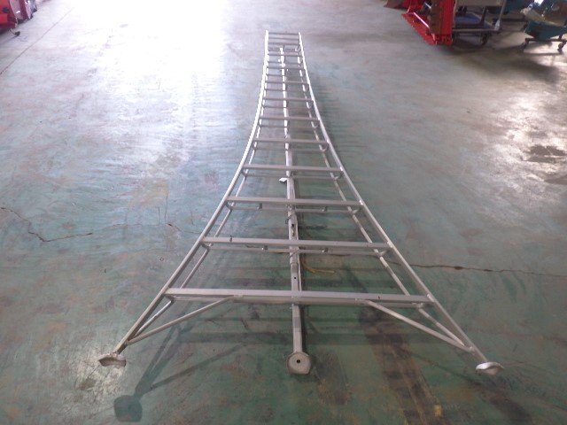 三重〇 5) ハセガワ 三脚 グリーンステップ GSC-360 はしご 荷重 100kg 12段 オールアルミ 脚立■3725静直_画像10