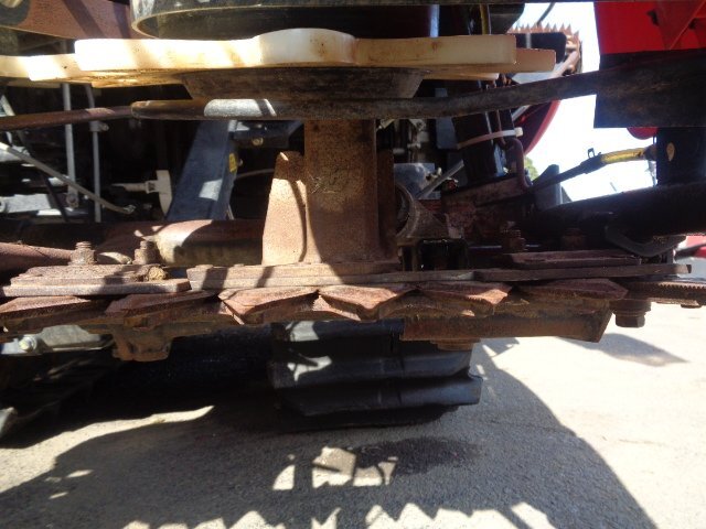 【決算セール】 千葉 ヤンマー 2条刈 コンバイン AJ223 グレンタンク 23馬力 268時間 折畳オーガ 刈取スライド 中古品 【納品代別途】_画像6