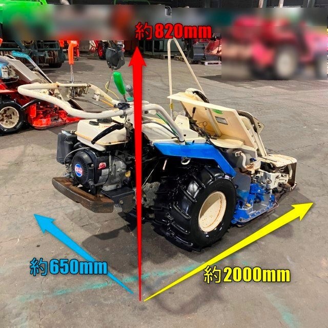 宮崎 〇 現状 イセキ 2条刈 バインダー RE50-S 刈取 3.2馬力 リコイル ガソリン 稲刈り 掛け干し 結束 米 刈取機 作業機 農機具 中古_画像2