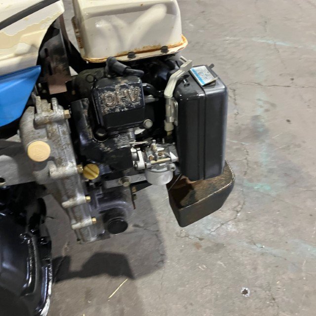 宮崎 〇 現状 イセキ 2条刈 バインダー RE50-S 刈取 3.2馬力 リコイル ガソリン 稲刈り 掛け干し 結束 米 刈取機 作業機 農機具 中古_画像5