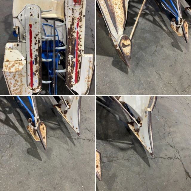 宮崎 〇 現状 イセキ 2条刈 バインダー RE50-S 刈取 3.2馬力 リコイル ガソリン 稲刈り 掛け干し 結束 米 刈取機 作業機 農機具 中古_画像6