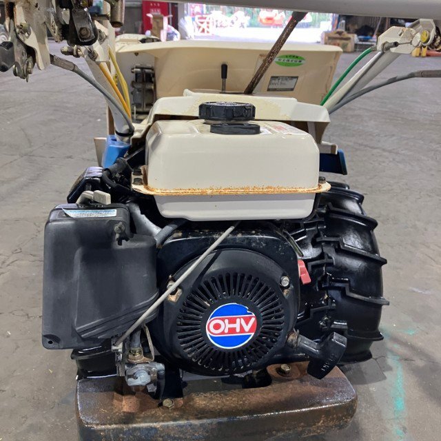 宮崎 〇 現状 イセキ 2条刈 バインダー RE50-S 刈取 3.2馬力 リコイル ガソリン 稲刈り 掛け干し 結束 米 刈取機 作業機 農機具 中古_画像7