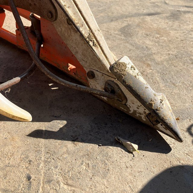 未清掃 1円 長野 ★直接引取限定★ クボタ 1条刈 バインダー RA30 稲刈機 3.7馬力 二輪 ガソリン リコイル 刈取り 田んぼ 現状 ジャンク品_画像7