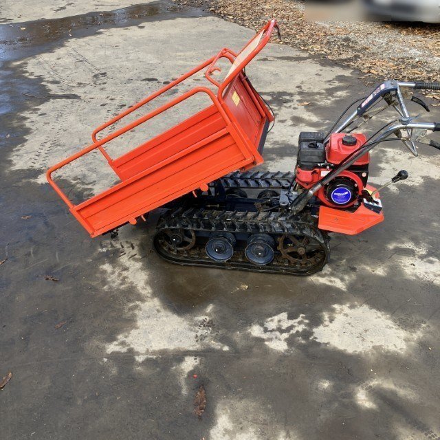 長野 ★直接引取限定★ 筑水キャニコム 運搬車 BFP402 ピンクレディ― 最大 4馬力 最大作業能力 250kg 三方開き 手動ダンプ 中古品_画像6