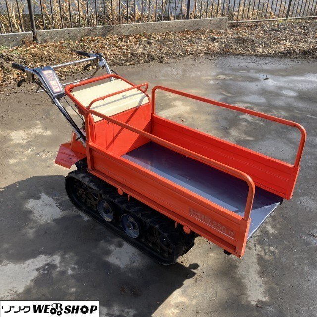 長野 ★直接引取限定★ 筑水キャニコム 運搬車 BFP402 ピンクレディ― 最大 4馬力 最大作業能力 250kg 三方開き 手動ダンプ 中古品_画像1