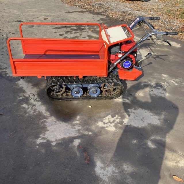 長野 ★直接引取限定★ 筑水キャニコム 運搬車 BFP402 ピンクレディ― 最大 4馬力 最大作業能力 250kg 三方開き 手動ダンプ 中古品_画像4