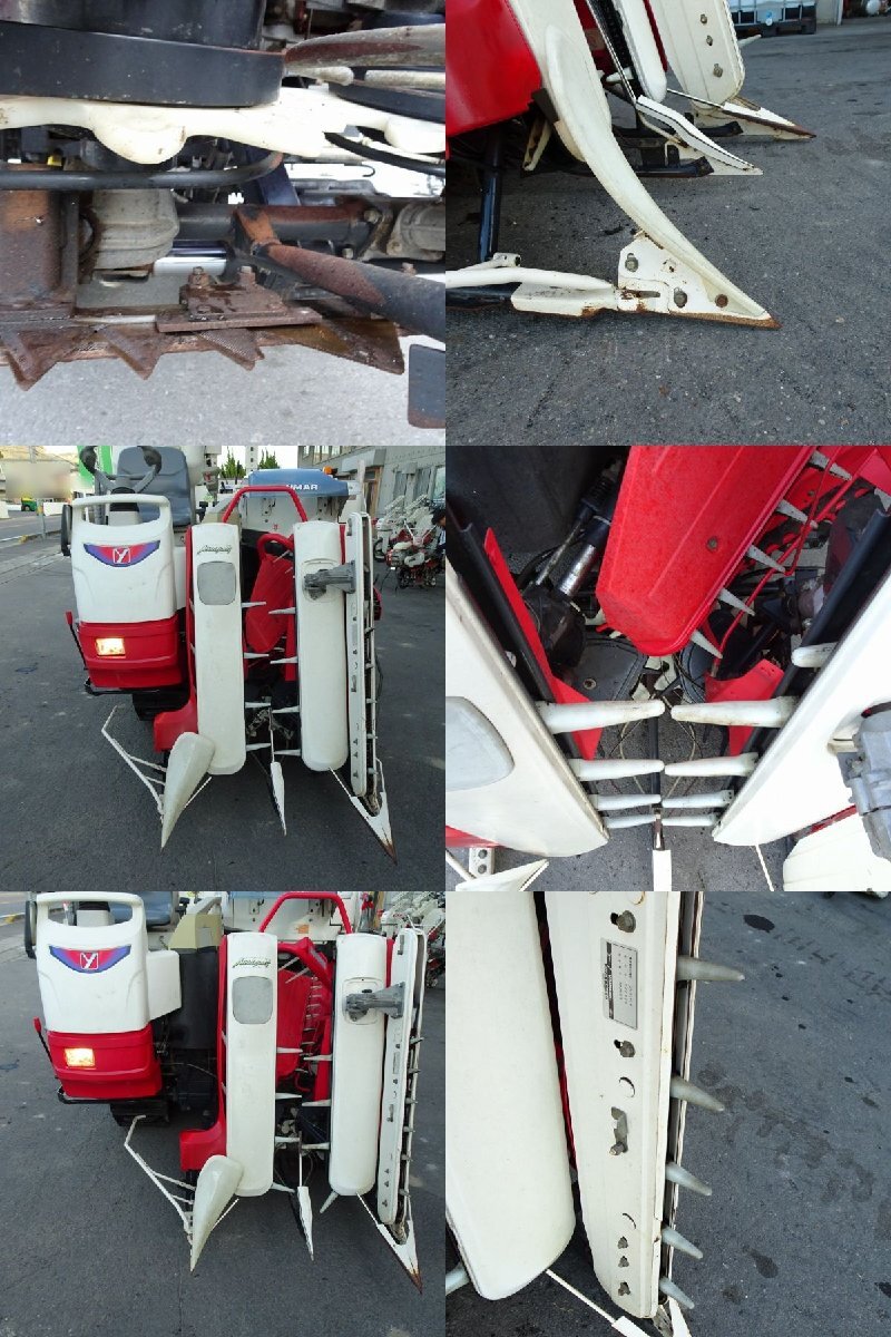 最終特価【決算セール】 香川 ヤンマー 2条刈りコンバイン GC222 グレンタンク 22馬力 213時間 オーガ 刈取スライド デバイダ 四国 中古_画像8