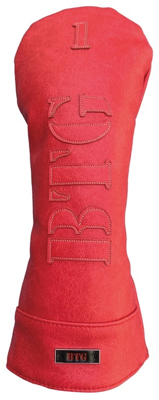 ●オークション♪【DR-RD】ブルーティーゴルフ 【BIG BTG - Classic：レッド】ドライバー用ヘッドカバーBLUE TEE GOLF HCC1 送料無料 _画像2