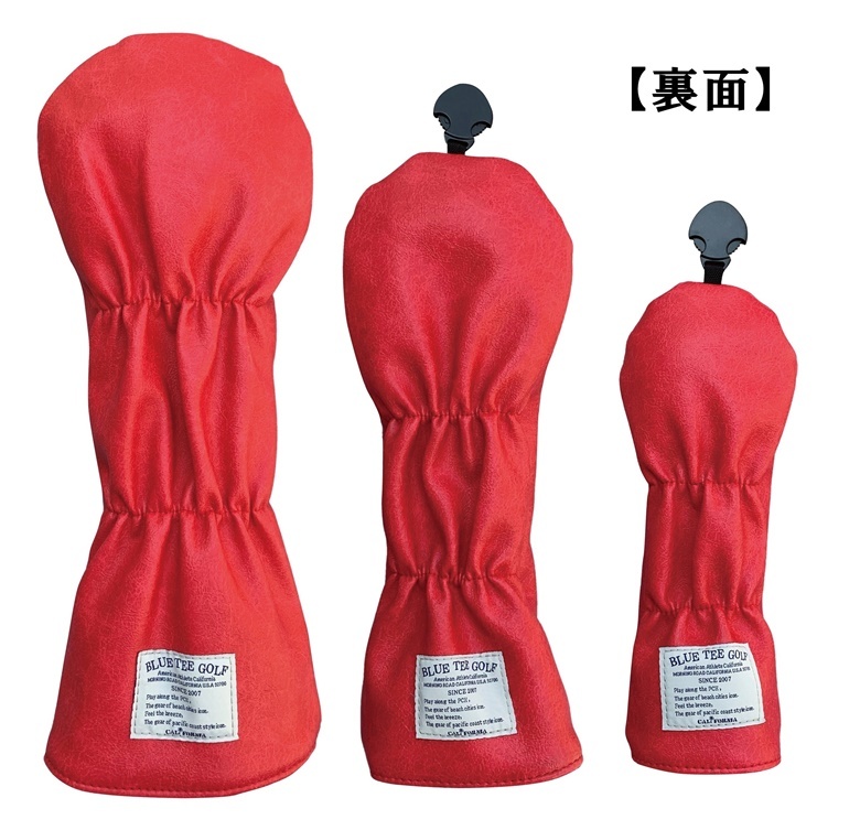 ●オークション♪【DR-RD】ブルーティーゴルフ 【BIG BTG - Classic：レッド】ドライバー用ヘッドカバーBLUE TEE GOLF HCC1 送料無料 _画像5