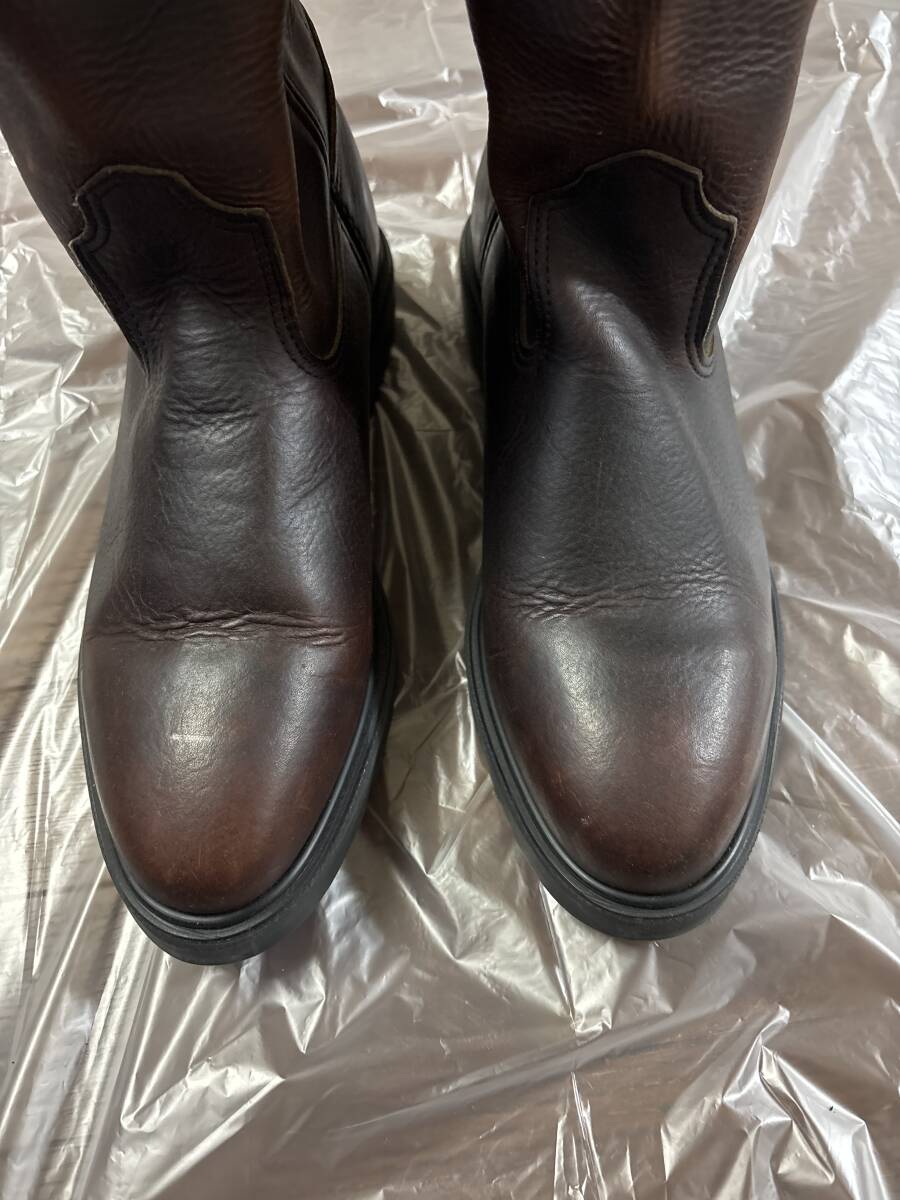  Red Wing pekos ботинки размер 9.5 дюймовый номер образца 1132 б/у товар 