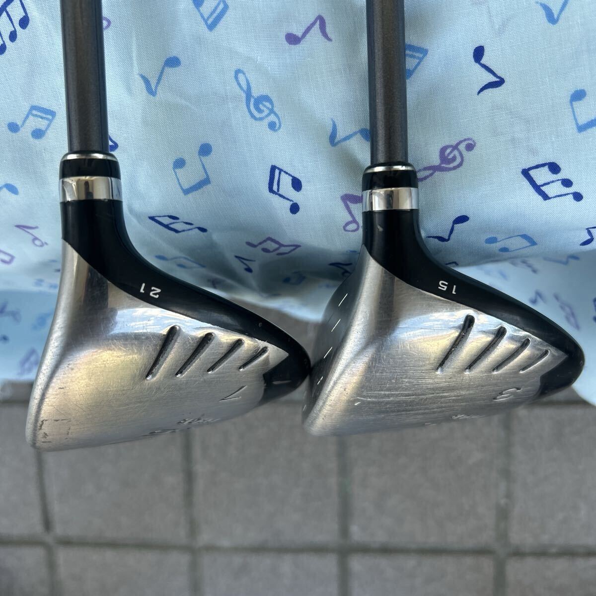 プロギア PRGR フェアウェイウッド RS 3W 7W 2本セット オリジナルカーボン M-43 S_画像2
