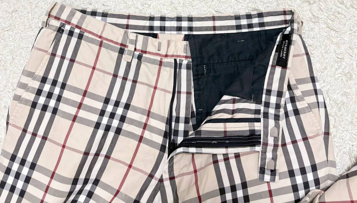 【ノバチェック★】W82 バーバリーブラックレーベル●トラウザーパンツ (10)_画像3