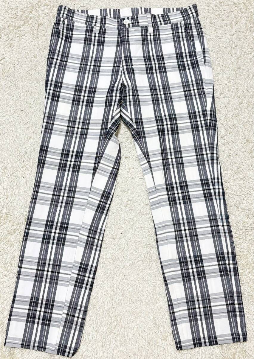 【大きいサイズ6(LL)★21年モデル】JACK BUNNY!! チェック柄 ストレッチパンツ●ジャックバニー (10)_画像2