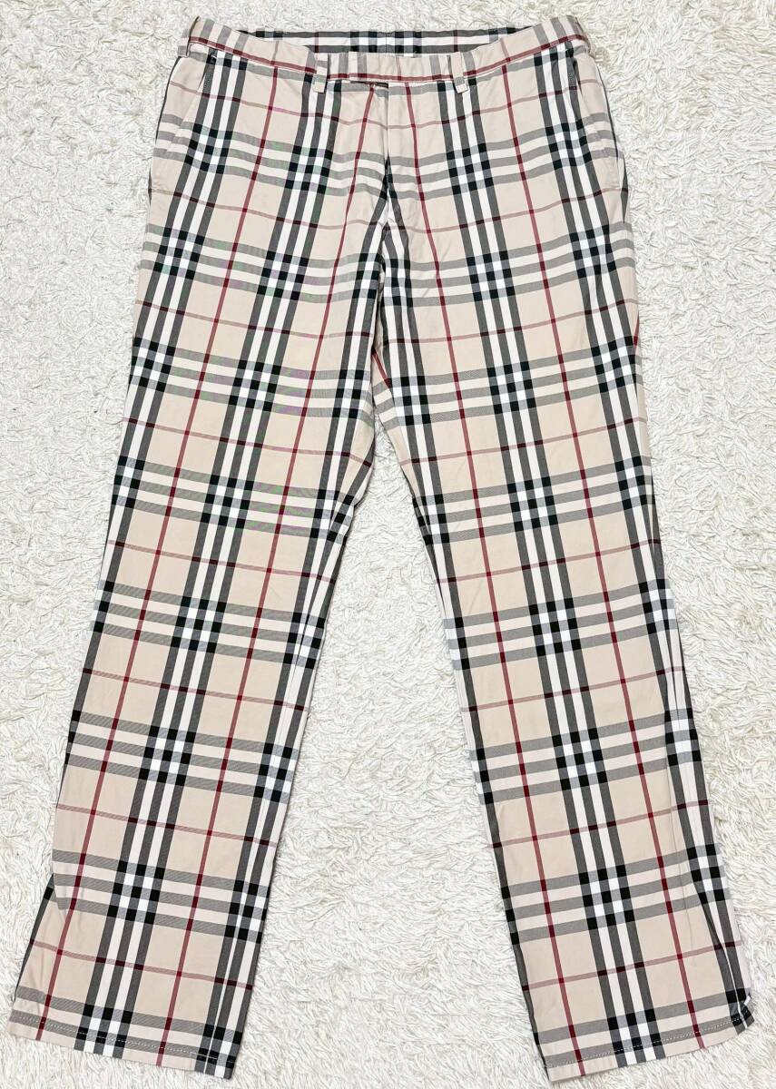 【ノバチェック★】W82 バーバリーブラックレーベル●トラウザーパンツ (10)_画像5