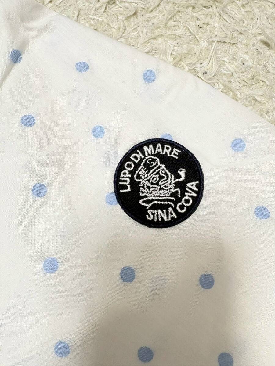 【未使用★大きいサイズLL】SINA COVA 長袖シャツ 白●ドット☆シナコバ (11)_画像5