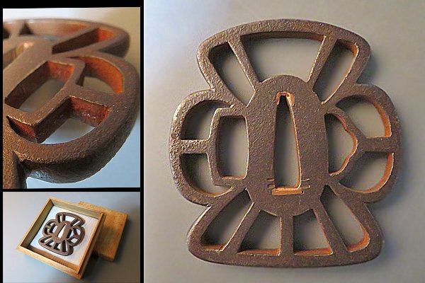 u435[ мир .] меч . изобразительное искусство | меч принадлежности металлический ... гарда меча осмотр меч принадлежности японский меч ... голова рисунок передний медный золотой . товар 