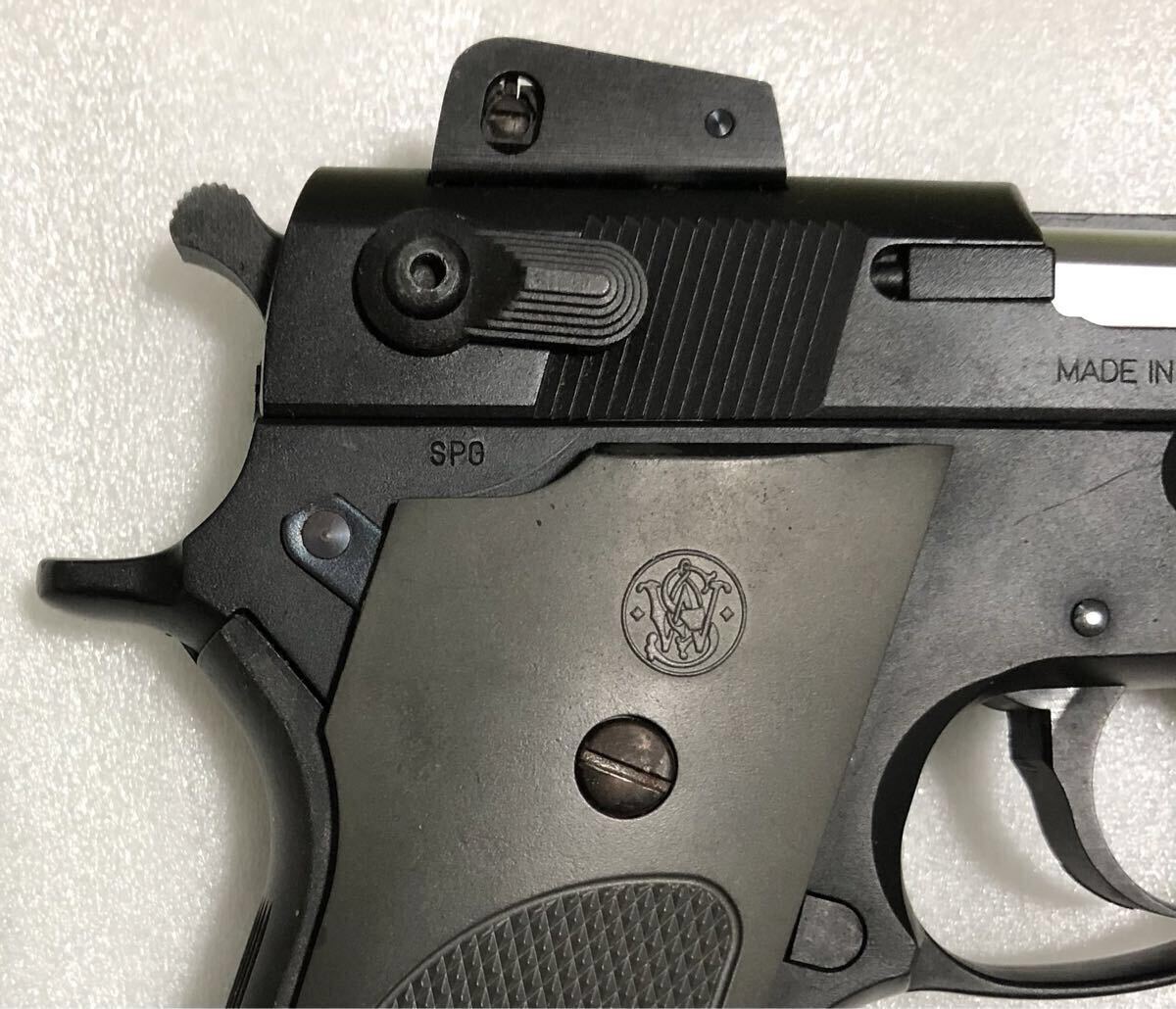 MGC S&W M459 HW ヘビーウェイト 発火済み モデルガン M59 M39 SMITH&WESSON SPG刻印入り 樹脂製モデルガン _画像5