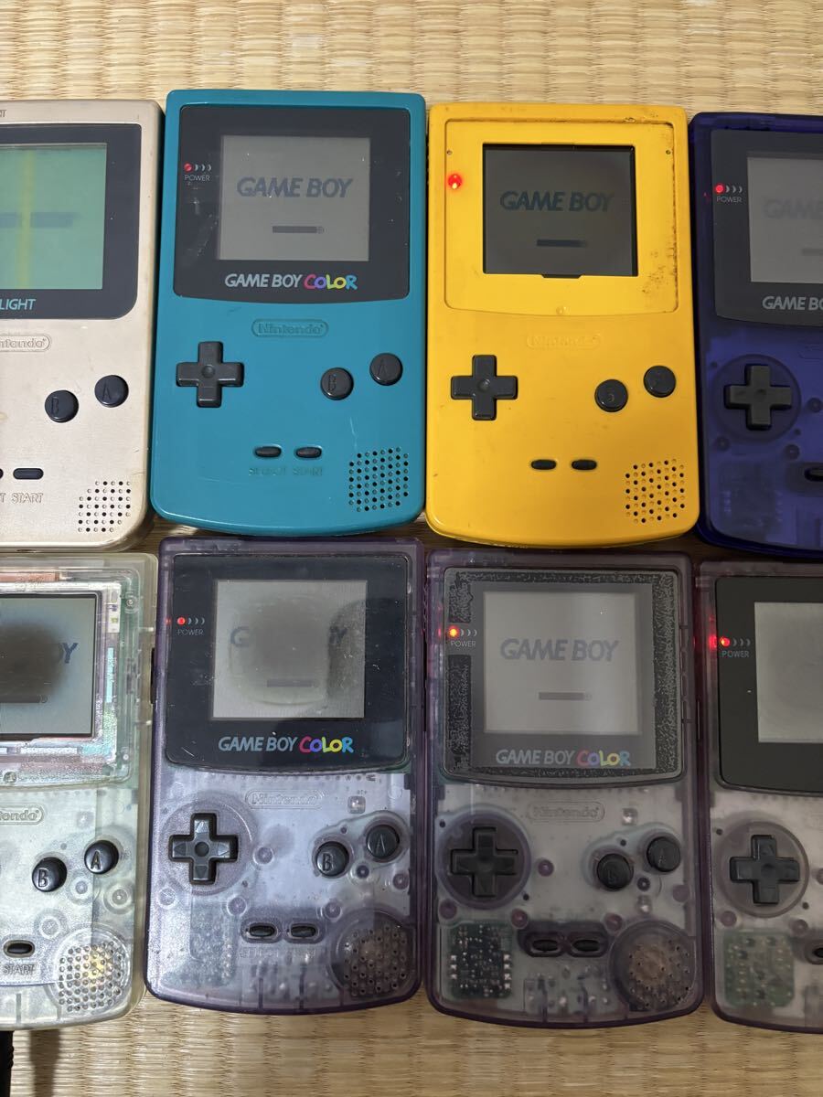 ゲームボーイカラー　×9 ゲームボーイライト×1 通電OK_画像3