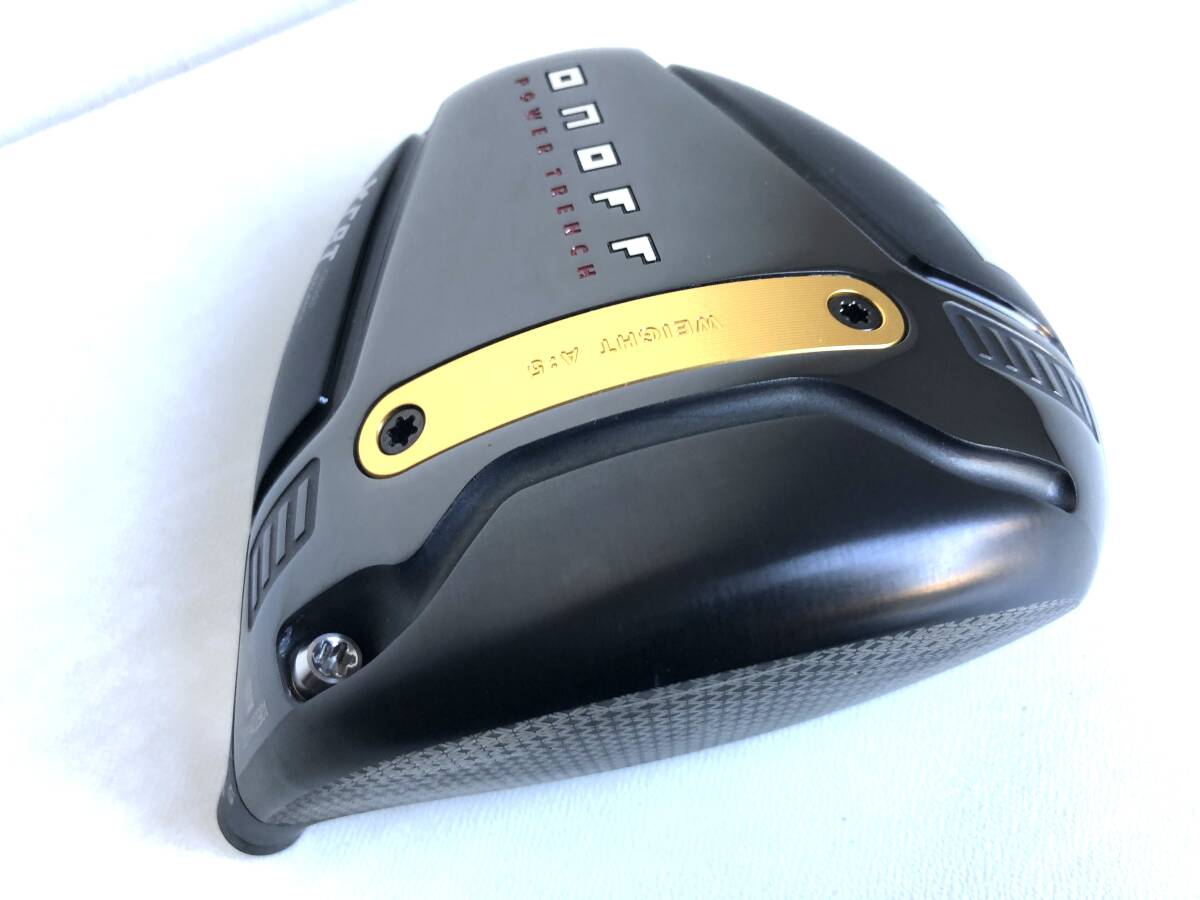 【送料無料】 ほぼ新品 最新 グローブライド オノフ ONOFF KURO 黒 クロ 2026 10.5° ドライバー ヘッド 単体 HC付 日本仕様　GOLFJAPAN　_画像2