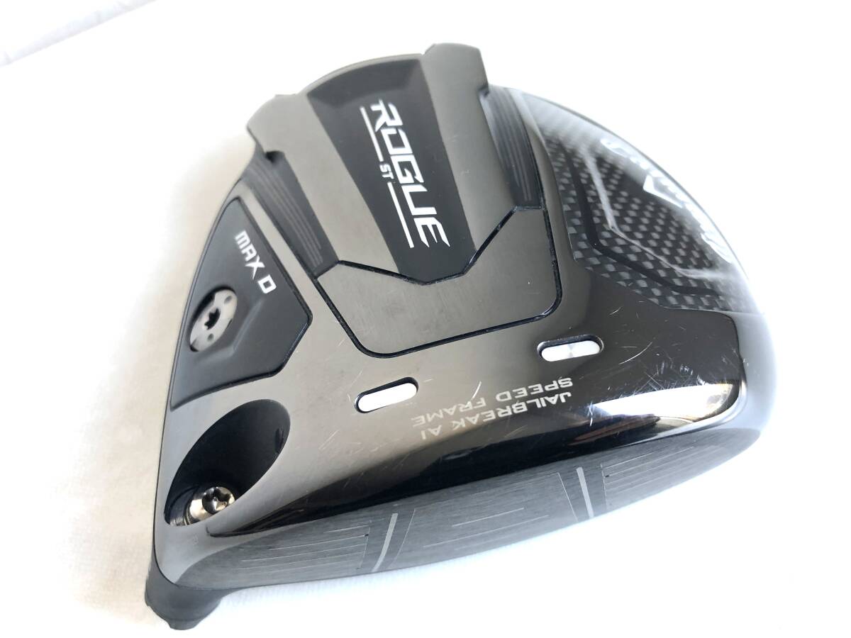 カラーカスタム シルバー キャロウェイ ROGUE ST MAX D ローグ マックスD 10.5° ドライバー ヘッド 単体 HC付 日本仕様 GOLFJAPAN_画像2