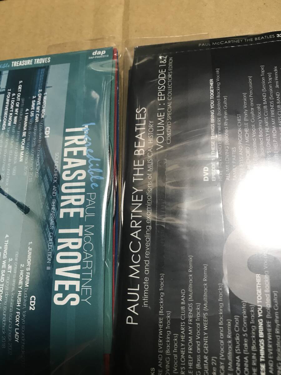 ビートルズ beatles Paul McCartney Treasure シリーズ6枚 321シリーズ6枚 計9CD&3DVD ケースなしセット新品輸入プレス盤_画像2