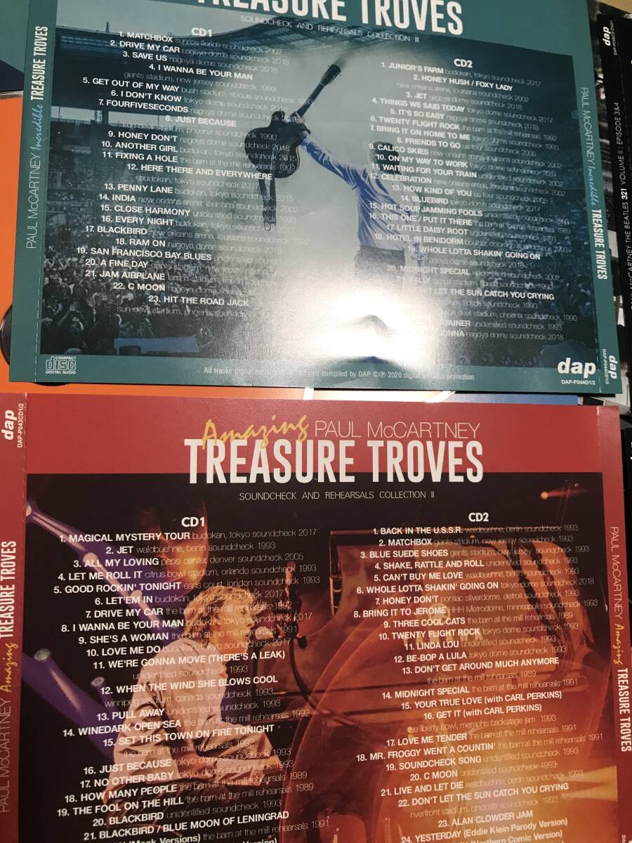 ビートルズ beatles Paul McCartney Treasure シリーズ6枚 321シリーズ6枚 計9CD&3DVD ケースなしセット新品輸入プレス盤_画像6