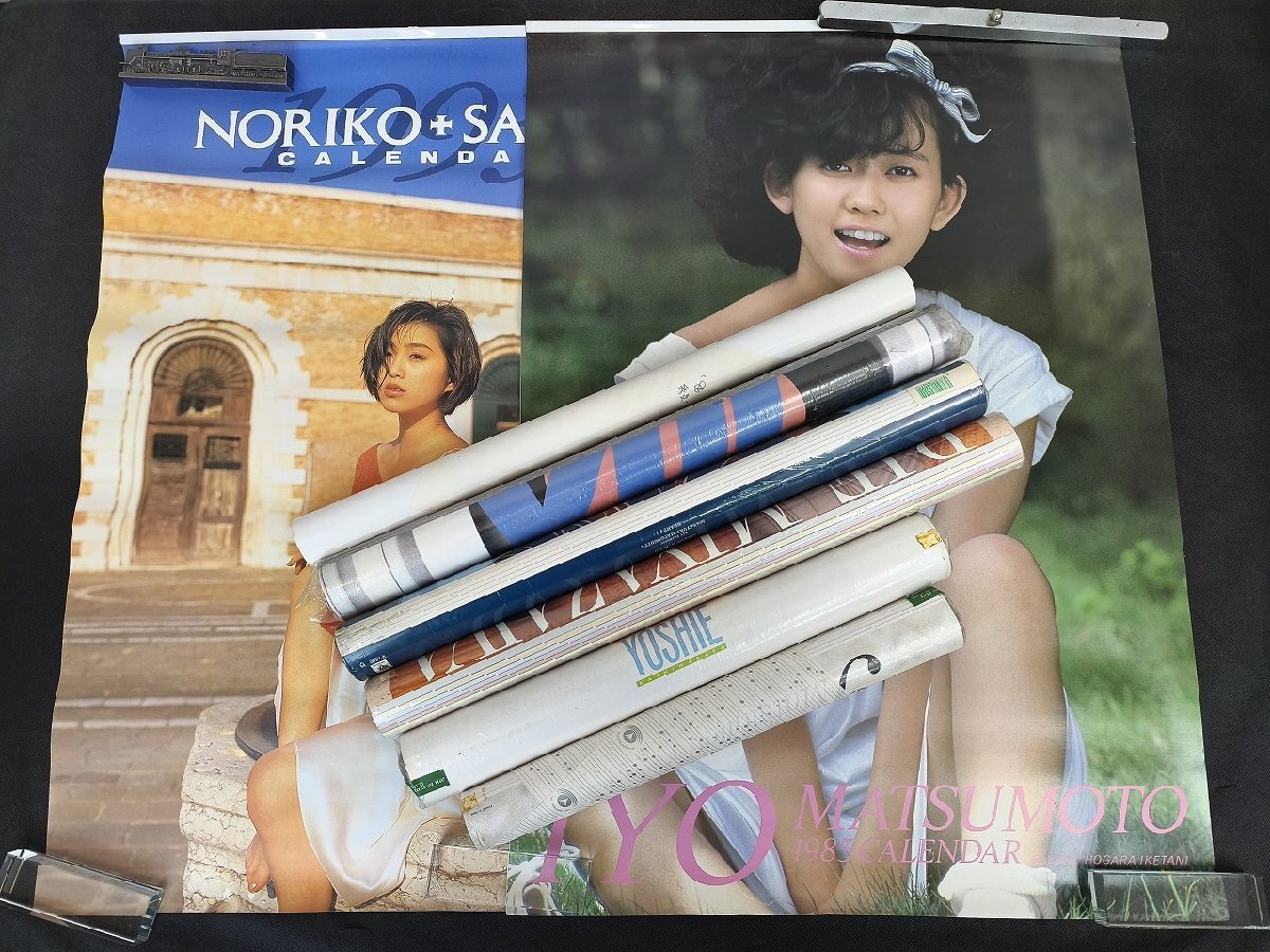  Showa идол календарь 8 позиций комплект Matsumoto . плата / Sakai Noriko др. _ длина M315