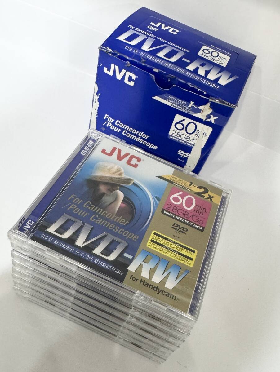 【未開封DVD】 JVC DVD-RW 60分 2.8GB ビデオカメラ用両面 9点_画像6