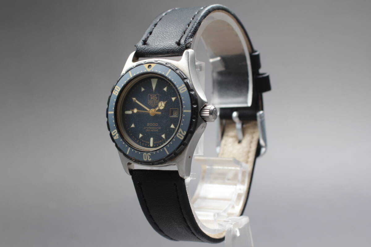 1円～ *稼働品* TAG Heuer 2000シリーズ 972.615 タグホイヤー クオーツ式 レディース腕時計 腕回り最大19.0cm #1449_画像6