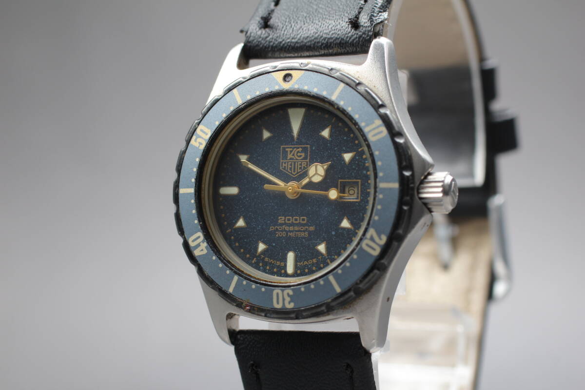 1円～ *稼働品* TAG Heuer 2000シリーズ 972.615 タグホイヤー クオーツ式 レディース腕時計 腕回り最大19.0cm #1449_画像2