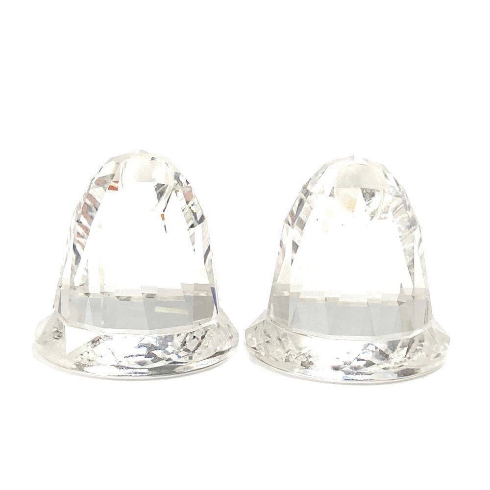 rm) SWAROVSKI Swarovski Рождество память z bell двойной bell орнамент интерьер * б/у течение времени хранение товар взяв иметь текущее состояние доставка с ящиком 