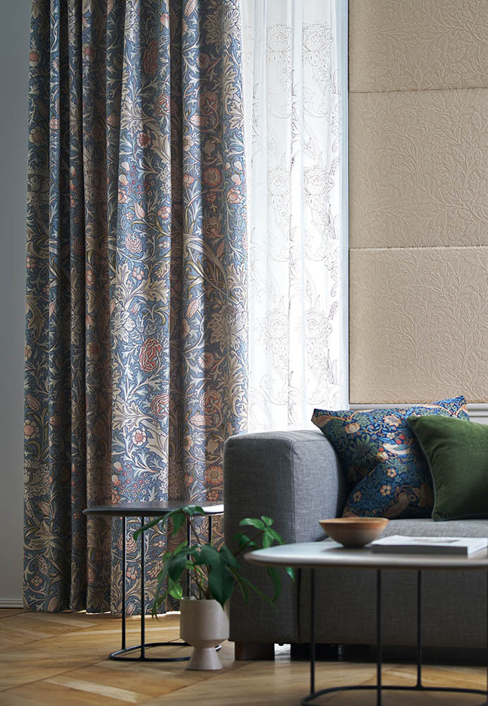 新柄　川島織物　ウィリアムモリス　生地　MM3105　トレント　140cmx50cm_画像9