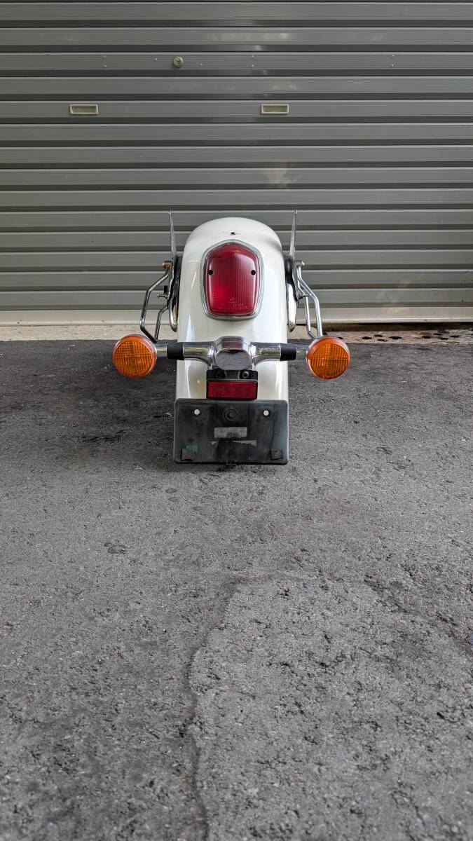 HONDA　ホンダ　SHADOW　シャドウ400　スラッシャー　NC 34 純正 リアフェンダー　リヤフェンダー バックレスト　背もたれ　付_画像2