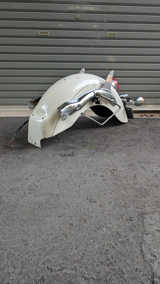 HONDA　ホンダ　SHADOW　シャドウ400　スラッシャー　NC 34 純正 リアフェンダー　リヤフェンダー バックレスト　背もたれ　付_画像5