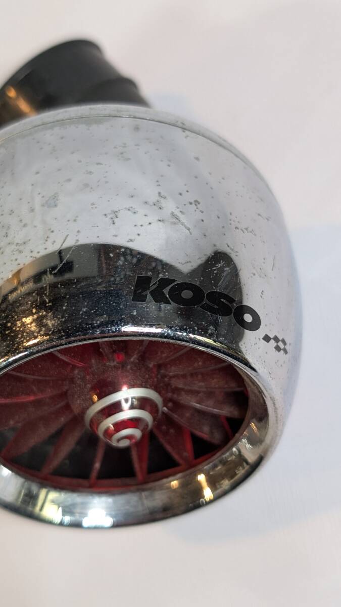 汎用　エアフィルター　回転　回る　KOSOタービンパワーフィルター35mm　YAMAHA HONDA SUZUKI_画像2