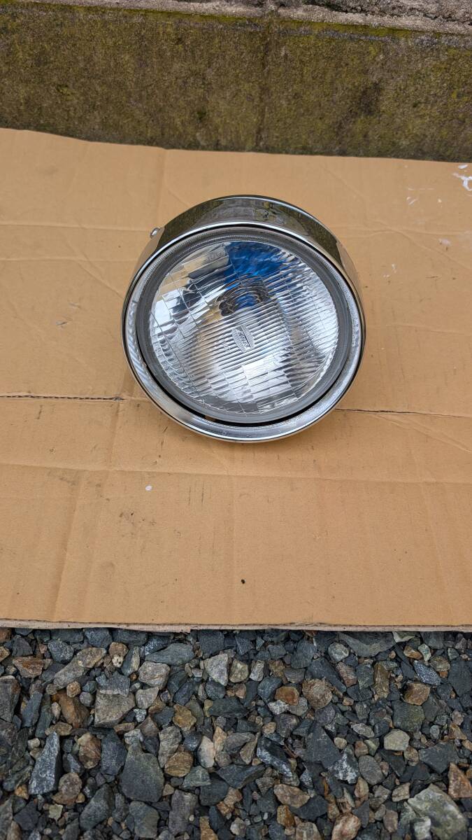 実動車からの取り出し　HONDA SHADOW 400 シャドウ スラッシャー　純正 ヘッドライト 純正戻しに _画像2