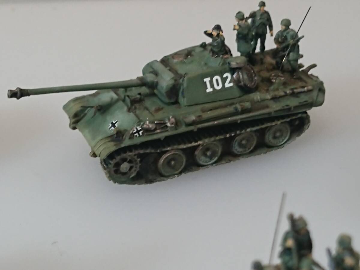 1/144完成品　ヤークトティーガー ＆パンターG型＆Ⅳ号駆逐戦車70A＆Ⅲ号突撃砲G型＆Sdkfz251-1＆ワーゲン無線車「レマゲン/虎の反撃２」_画像5