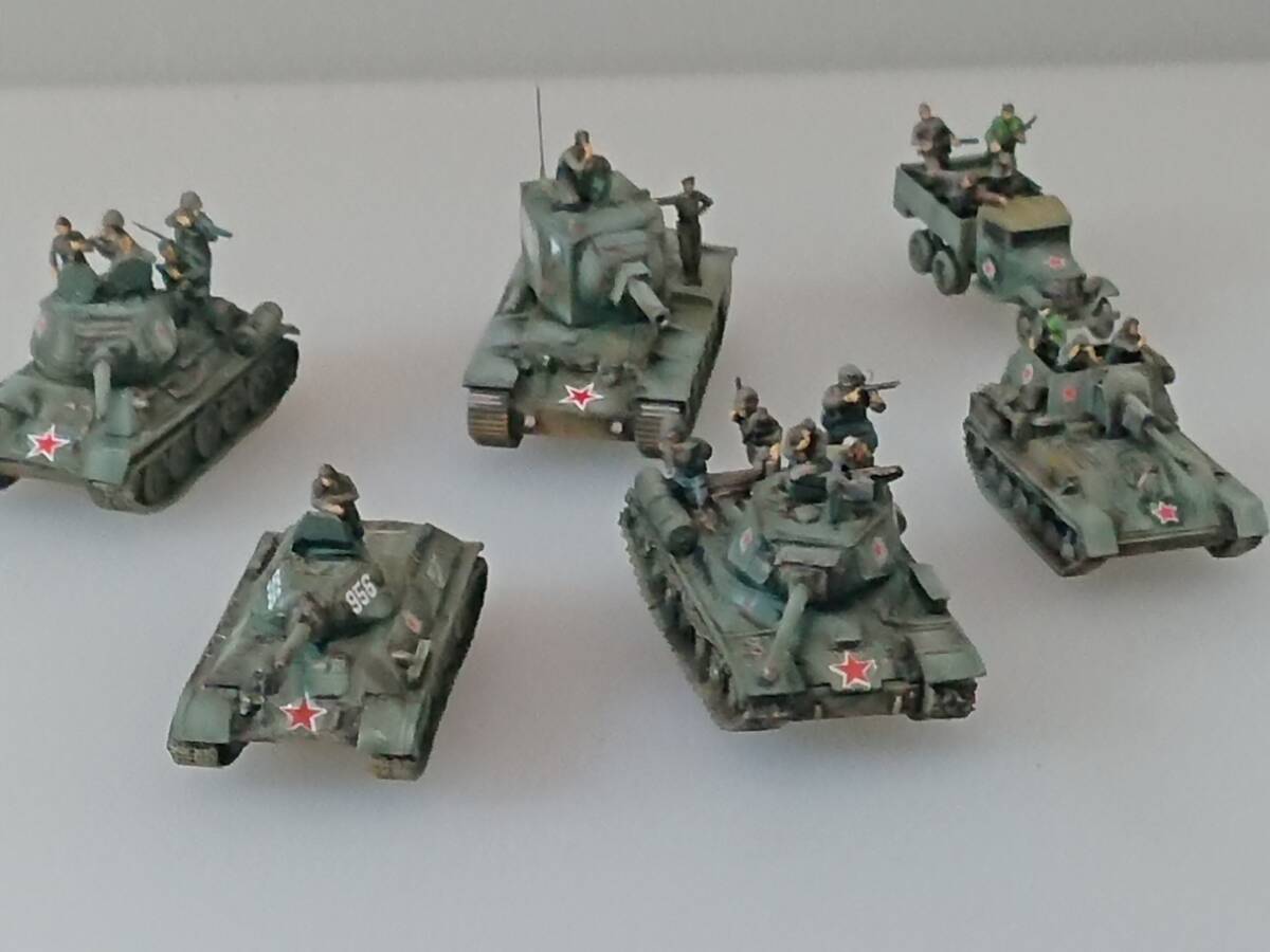 1/144完成品 　KV-2＆T-34/85＆IS-2＆T-34/76＆SU-76自走砲＆ZIS-6トラック「ジューコフの斧13/巨人の進撃」_画像2
