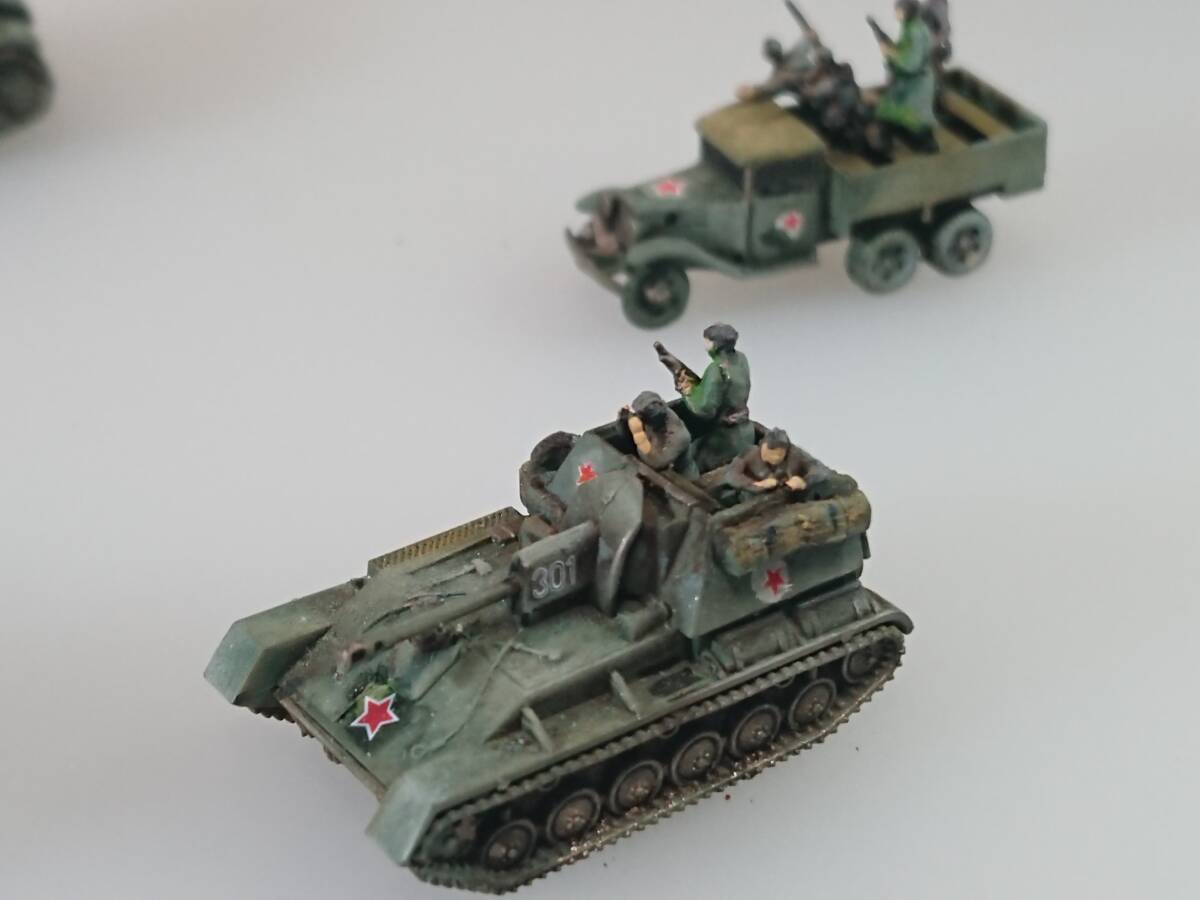 1/144完成品 　KV-2＆T-34/85＆IS-2＆T-34/76＆SU-76自走砲＆ZIS-6トラック「ジューコフの斧13/巨人の進撃」_画像8