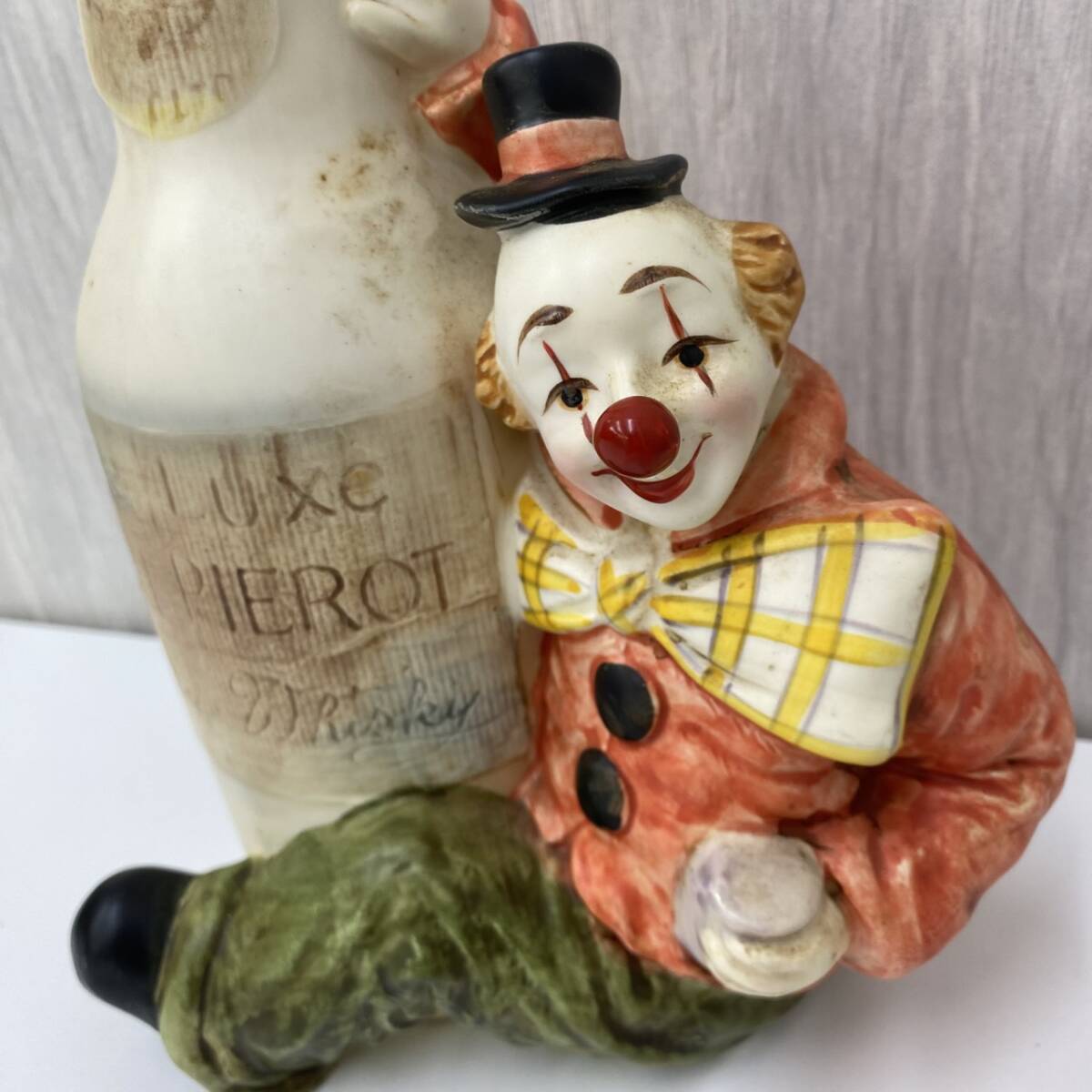 #21974　洋風　洋　花瓶　花器　ピエロ　花入れ　フラワーベース　陶器　陶磁器　アンティーク　インテリア　オブジェ　_画像4