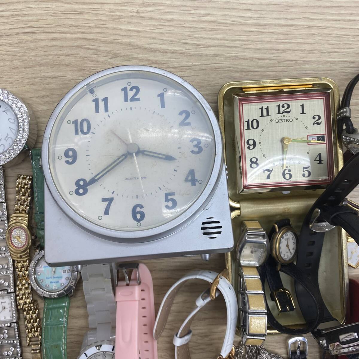 #21644　時計　腕時計　おまとめ　大量　クオーツ　手巻き　自動巻き　稼働　不動　ジャンク　SEIKO　CITIZEN　CASIO　現状品　_画像4
