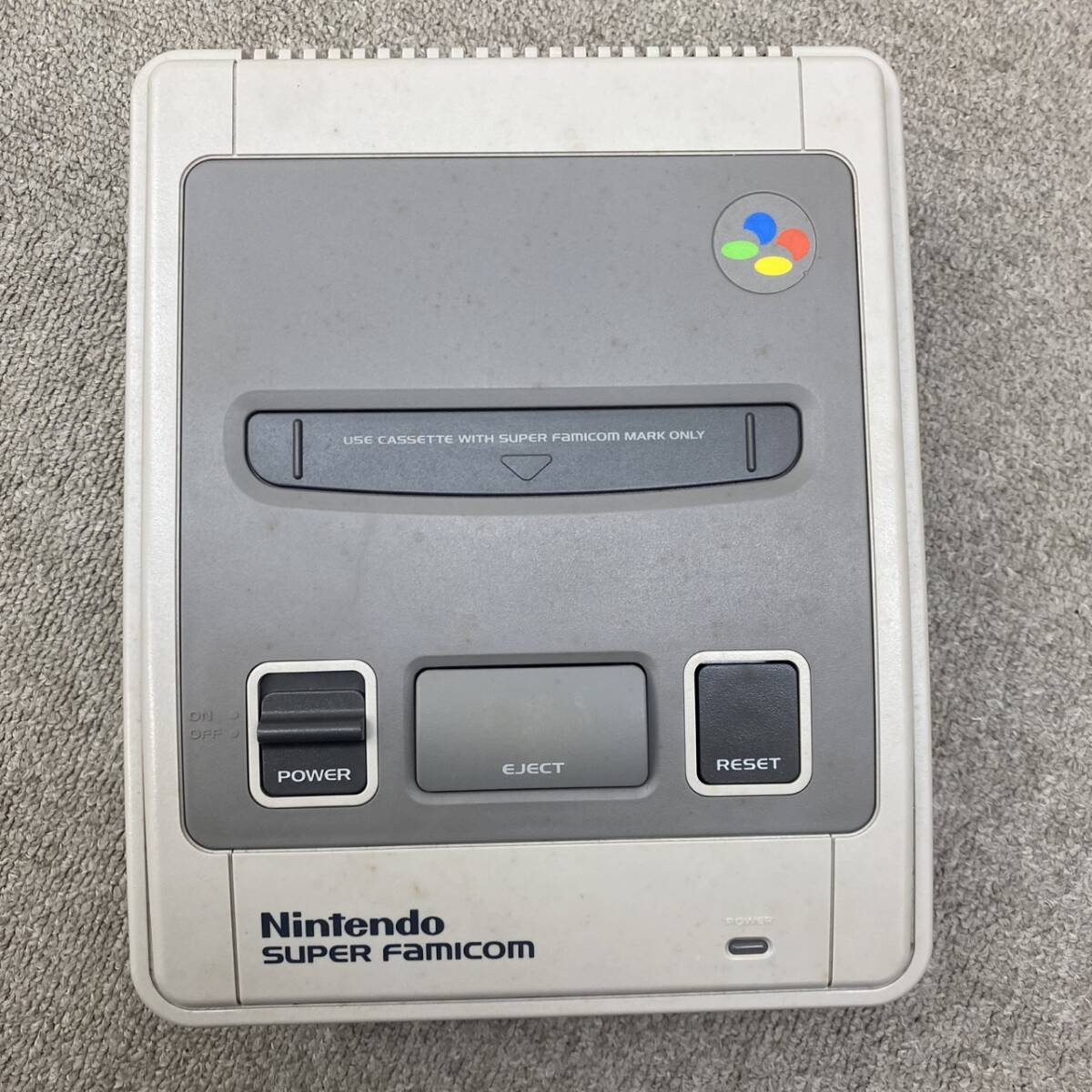 #22988　 Nintendo　任天堂　ニンテンドー　スーパーファミコン　SFC　SHVC-001　コントローラー　アダプタ無し　動作未確認　現状品　_画像3