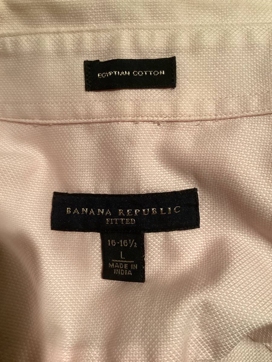 BANANA REPUBLIC 16-16.5 L. ピンク　長袖シャツ_画像5