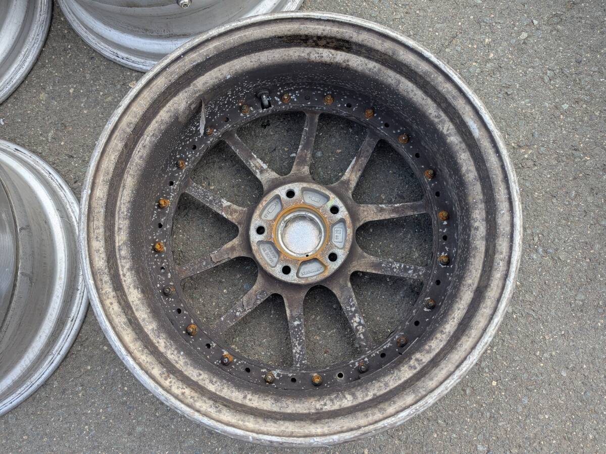 【4967】深リム ワーク VS-SS 17インチ 8J +35 / 9J +35 PCD114.3 4本_画像5