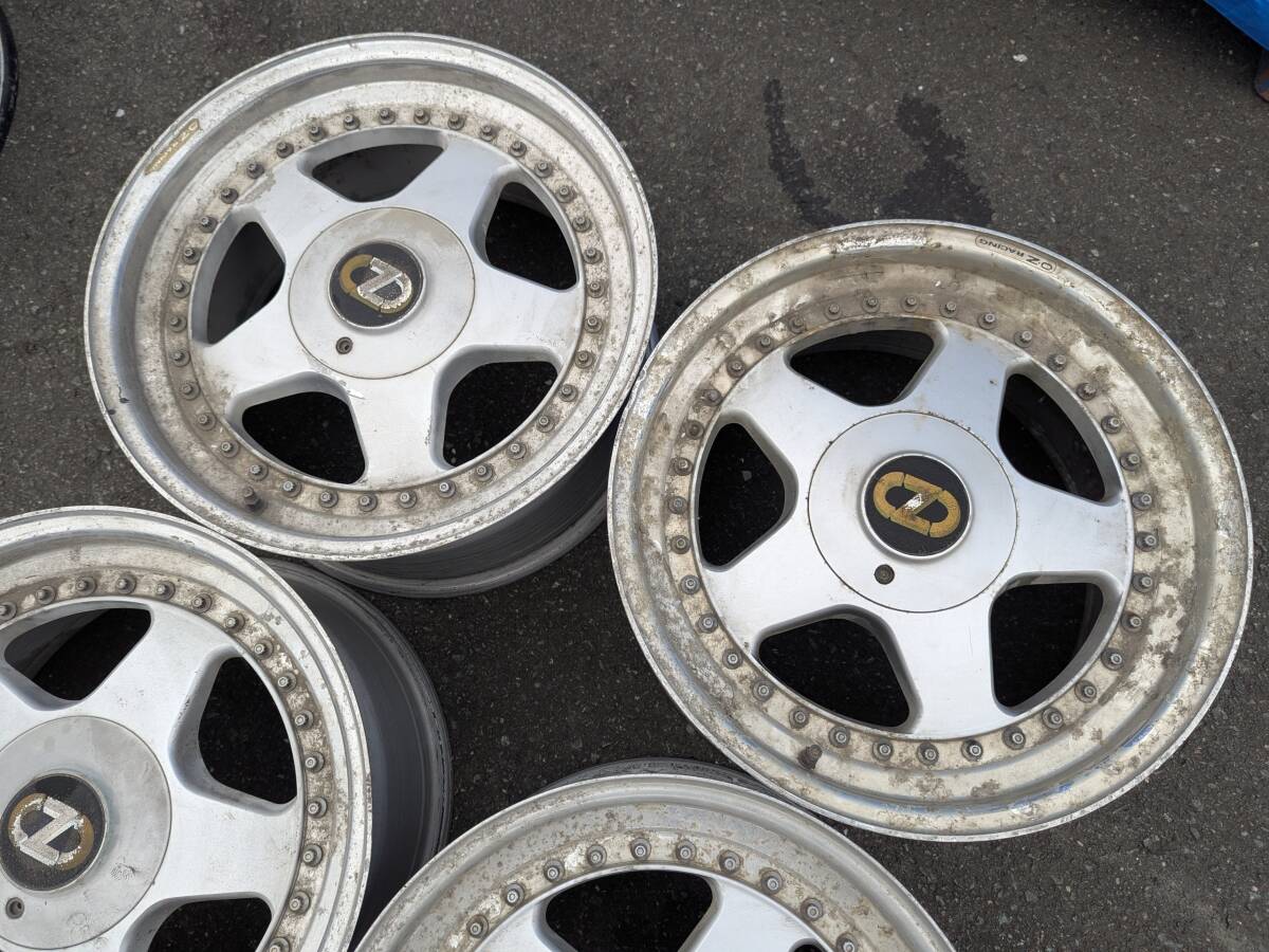 【5026】希少 深リム OZレーシング フツーラ フッツーラ 17インチ 8.5J +30 PCD120 4本 BMW スリーピース_画像3