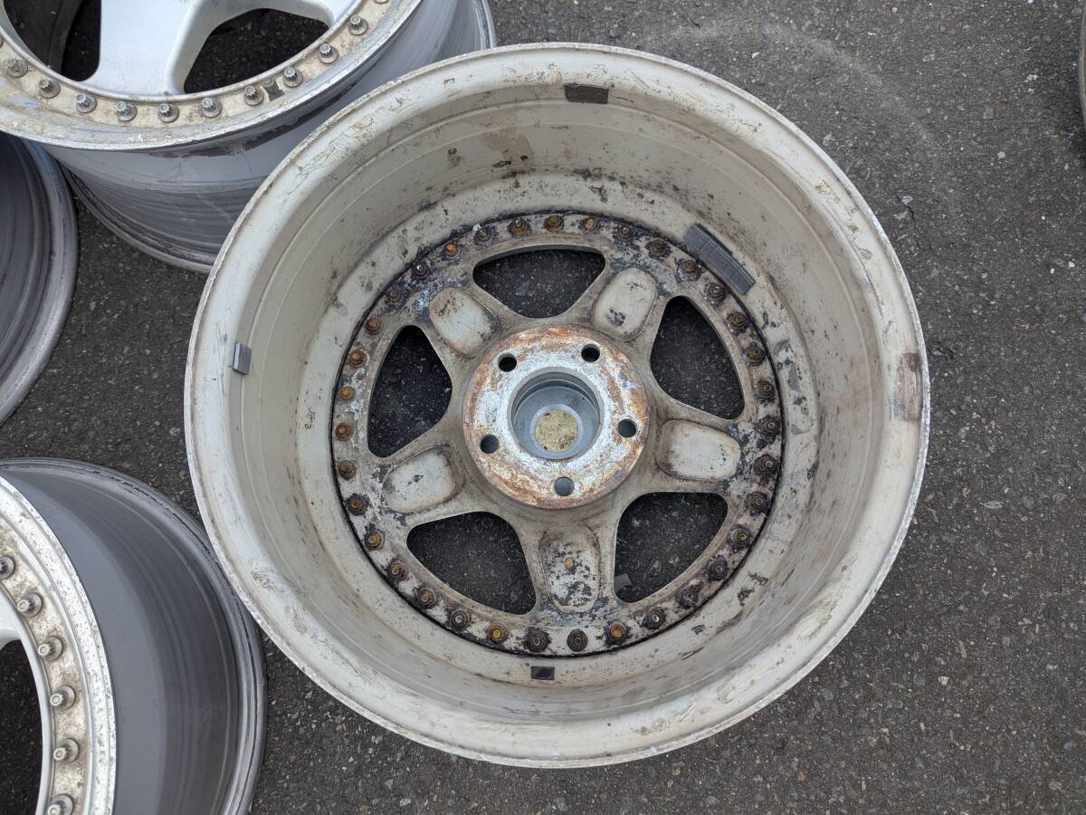 【5026】希少 深リム OZレーシング フツーラ フッツーラ 17インチ 8.5J +30 PCD120 4本 BMW スリーピース_画像5