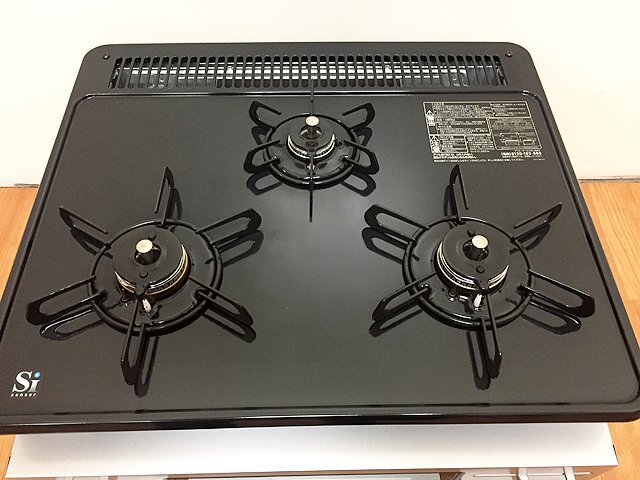 パロマ ビルトインガスコンロ 60cm幅 LPガス用 24年製 PKD-N36S K15-02_画像4