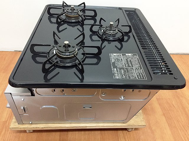 パロマ ビルトインガスコンロ 60cm幅 LPガス用 24年製 PKD-N36S K15-02_画像9