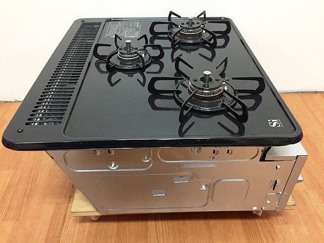 パロマ ビルトインガスコンロ 60cm幅 LPガス用 24年製 PKD-N36S K15-02_画像7