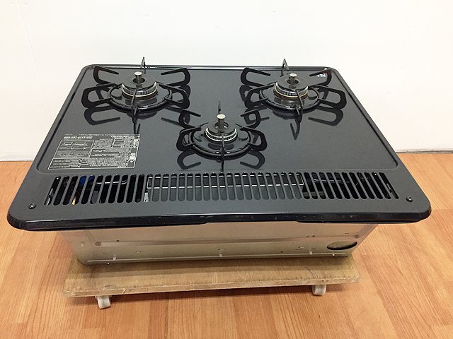 パロマ ビルトインガスコンロ 60cm幅 LPガス用 24年製 PKD-N36S K15-02_画像8